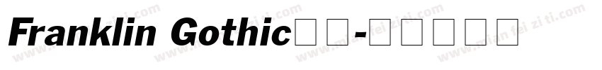 Franklin Gothic字体字体转换